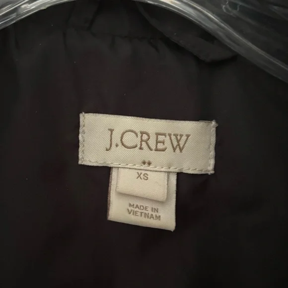 Black quilted jcrew vest - Picture 4 of 4